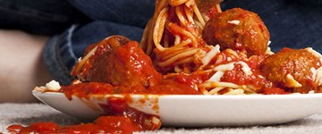 Spaghetti And Tomato Sauce Stain 