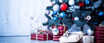Christmas Tree And Christmas Gifts